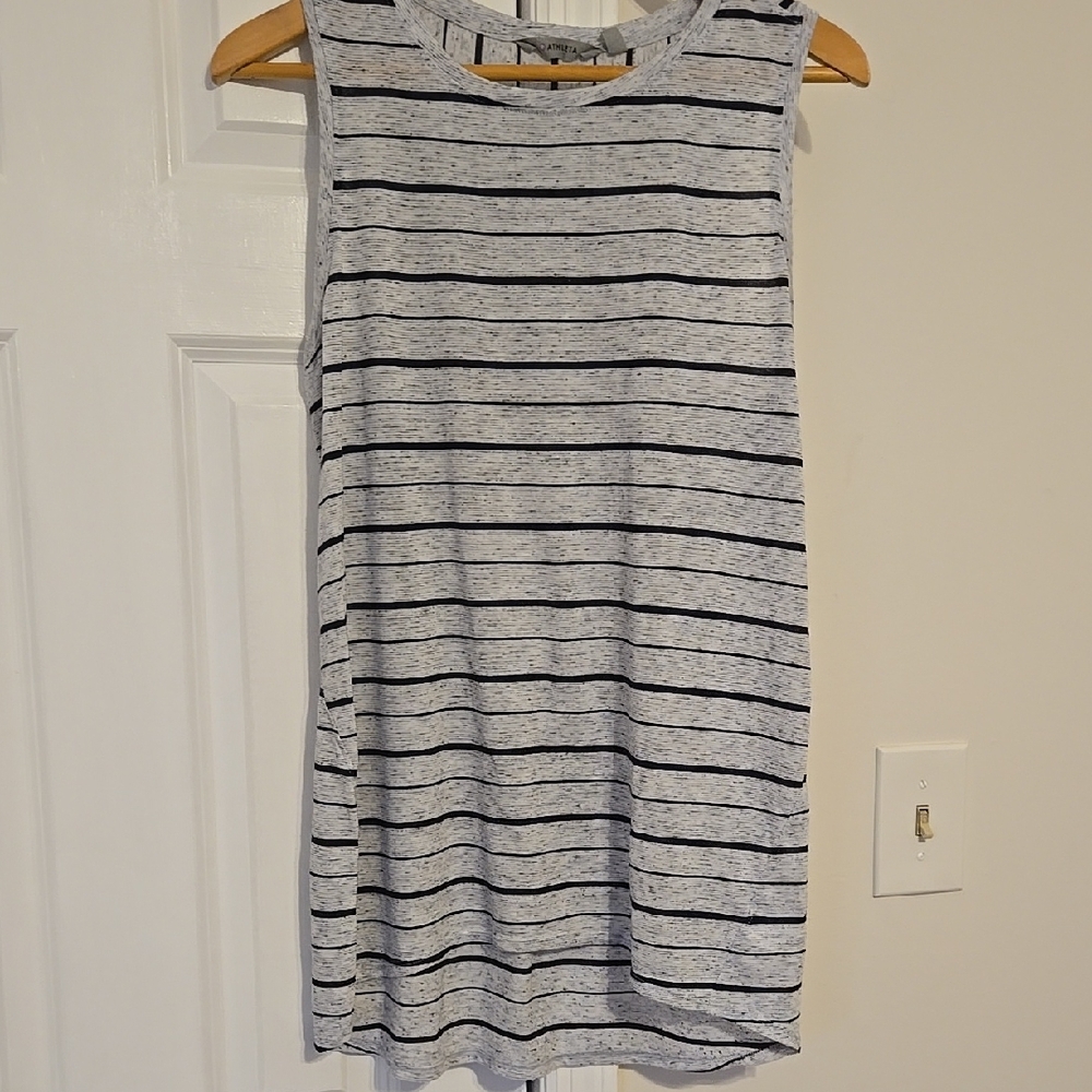 Athleta Striped Sleeveless Top